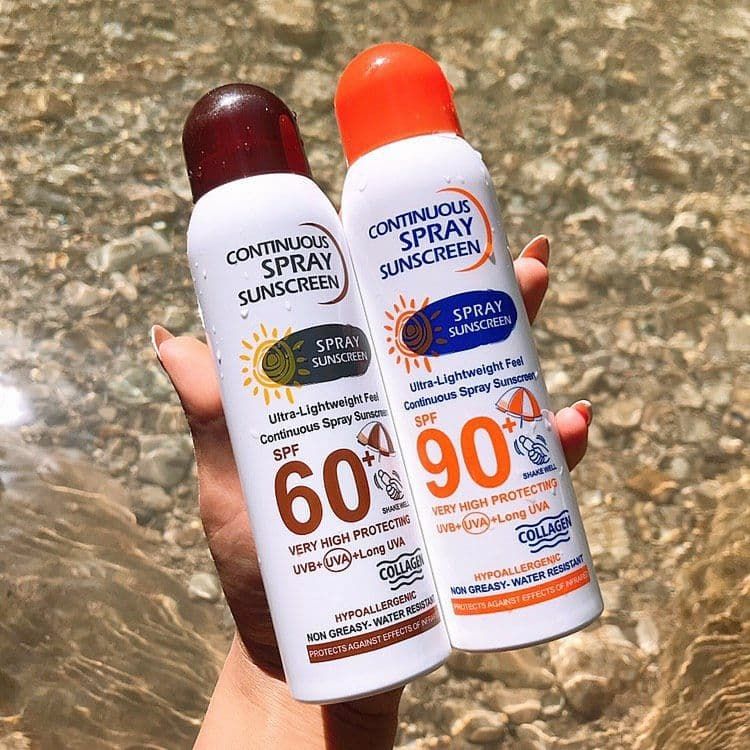 اسپری ضد آفتاب مارک ووکالی  هم ضدآفتاب و سفید کننده  SPF 90 spf,60